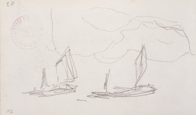 Study for London series, Boats on the Thames by Claude Monet